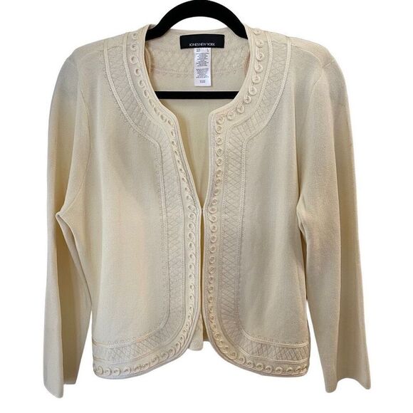 Vintage Jones New York Cream Blazer - Picture 1 of 5